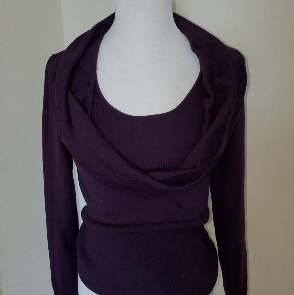 Alfani Sweater, purple, size S